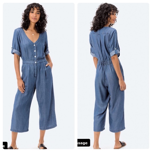 lovestitch Pants - Lovestitch Vintage Inspired Wide Leg Jumpsuit Med